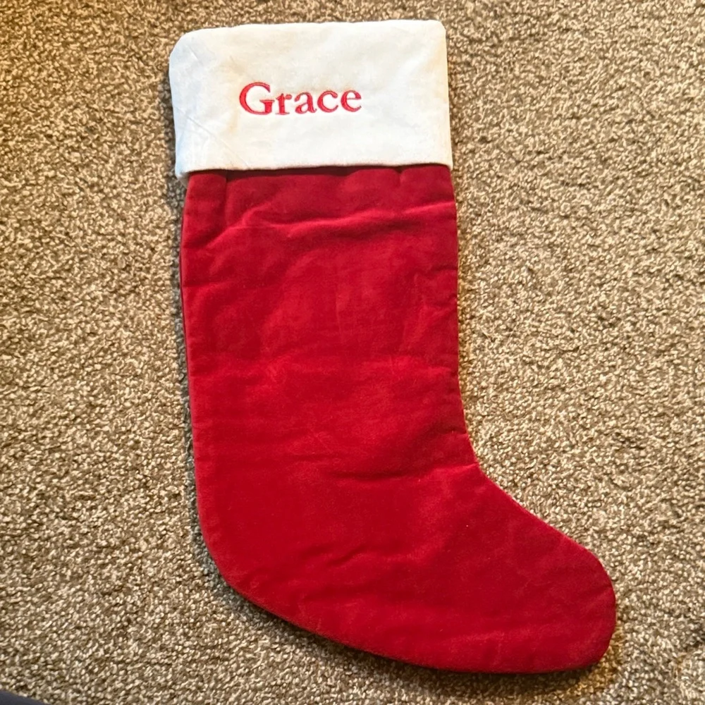 Pottery Barn Grace Stocking